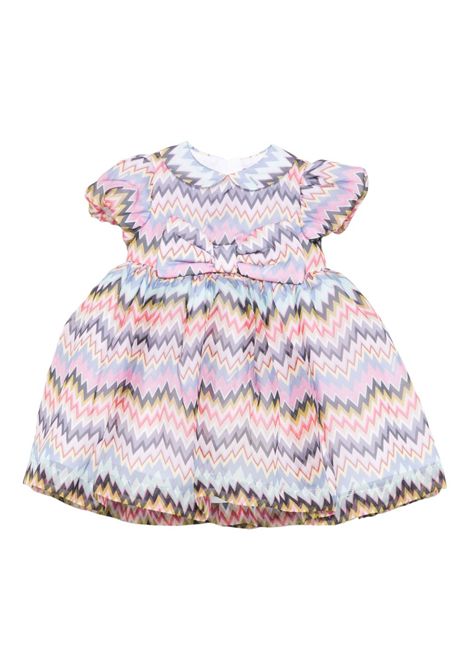 Abito con stampa a zigzag MISSONI KIDS | MX1041 K0248528MC